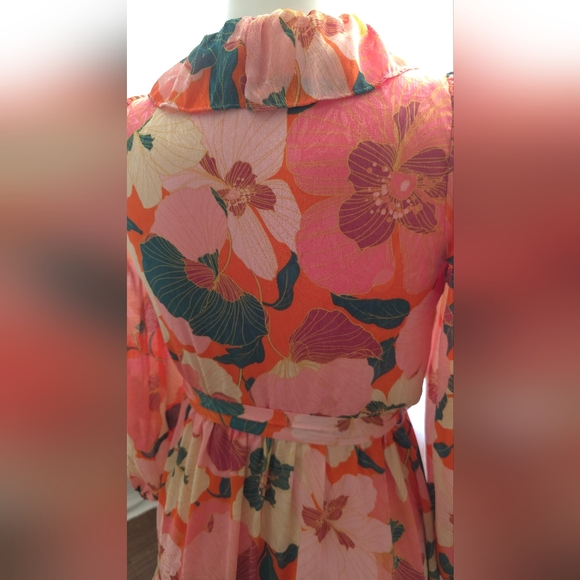 Taylor Floral Pink Dress - Picture 4 of 10